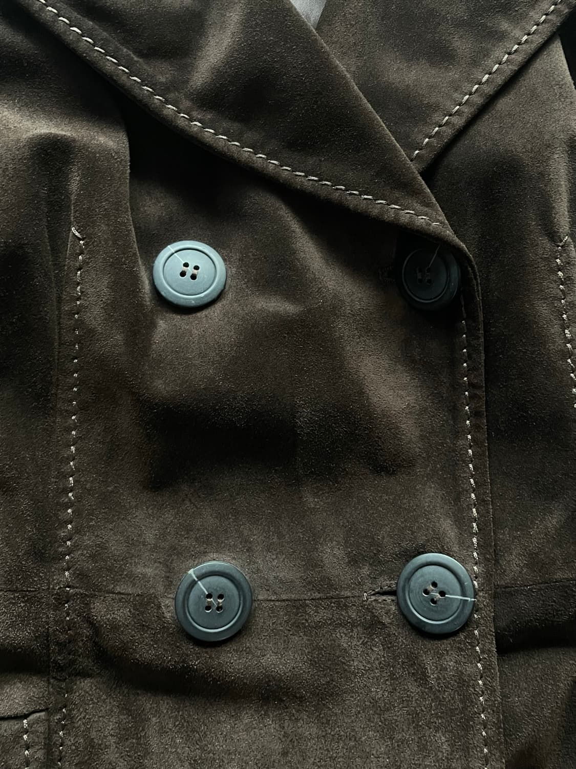 아르마니 꼴레지오니 스웨이드 코트 상품이미지4