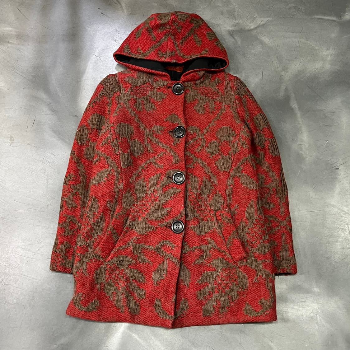  미쏘니 리버시블 패턴 후드 자켓 y14518 상품이미지1