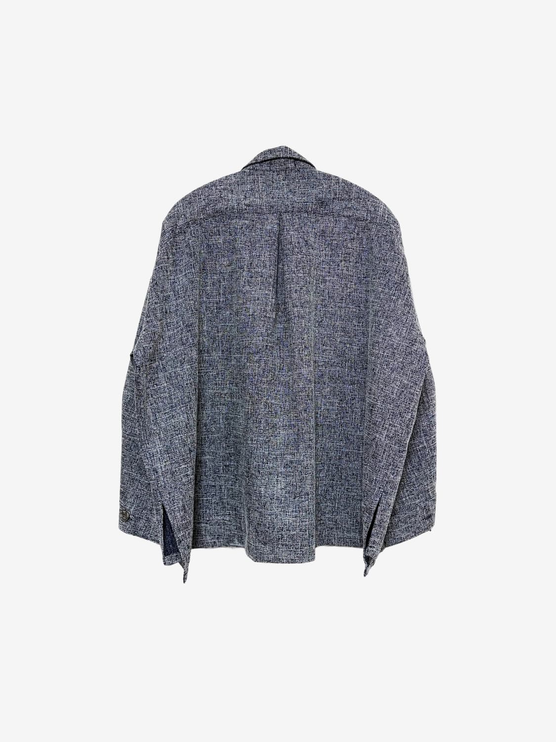 Melange Fringe Raglan Jacket 상품이미지7