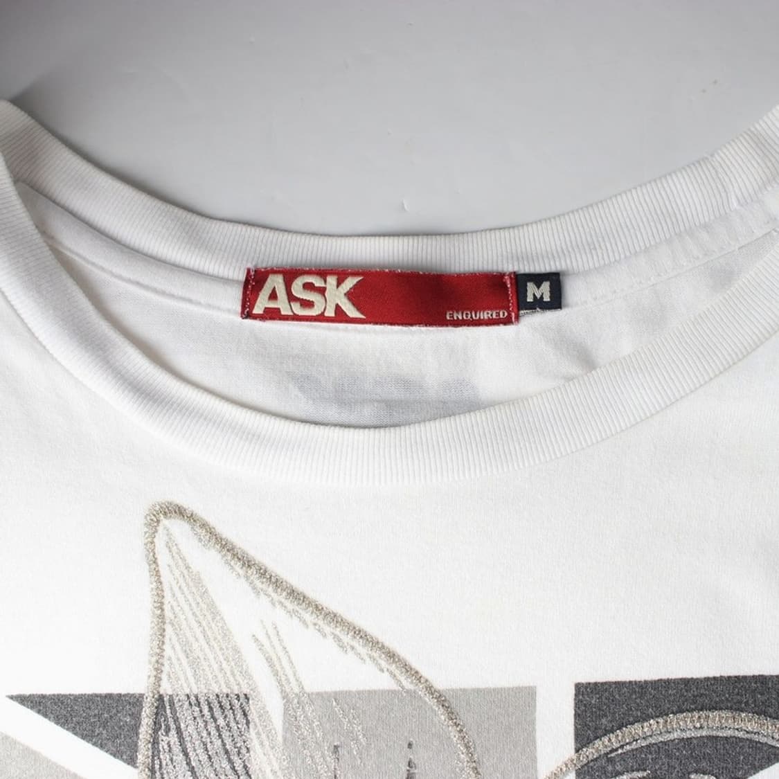 ASK 유니언잭 그래픽 반팔티 M 상품이미지5
