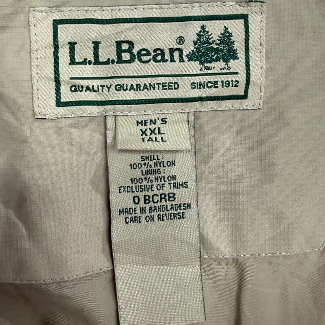 LLBean 베이지 후드 바람막이 상품이미지5