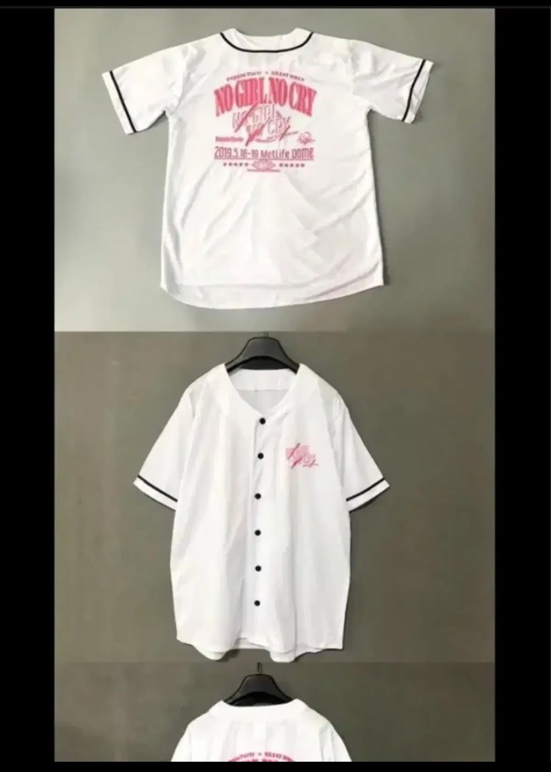 야구 반팔 교신 y2k 스포티 상품이미지1