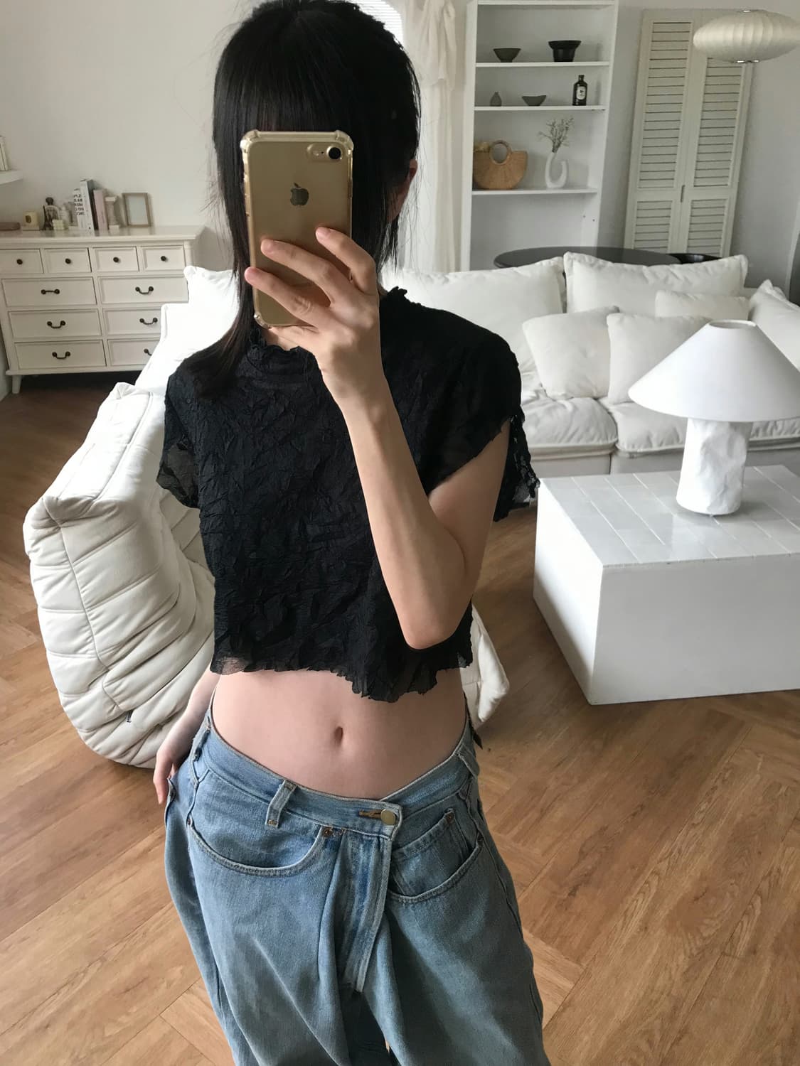 vintage black top 상품이미지3