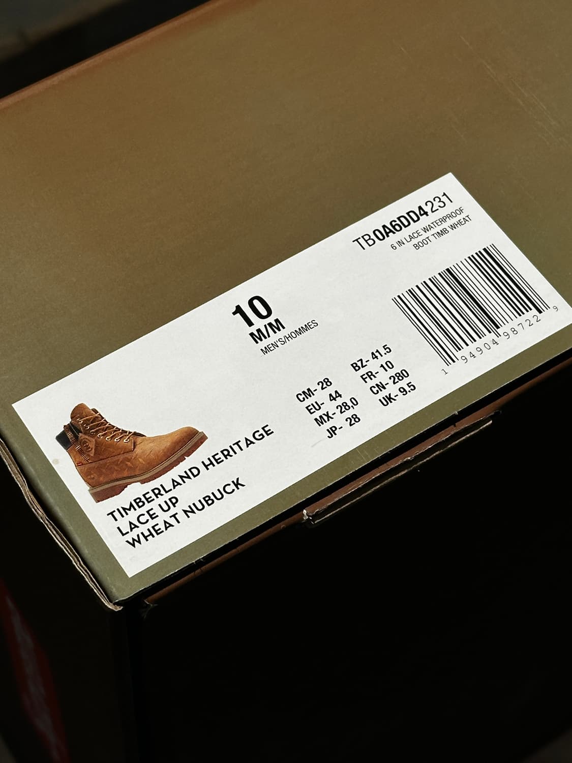 슈프림 팀버랜드 6인치 프리미엄 워터프루프 부츠 다이아몬드 상품이미지4