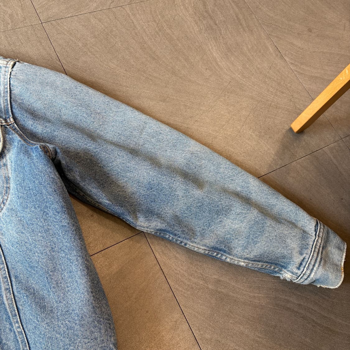 90s 90년대 생산 리 스톰라이더 데님 자켓 상품이미지3