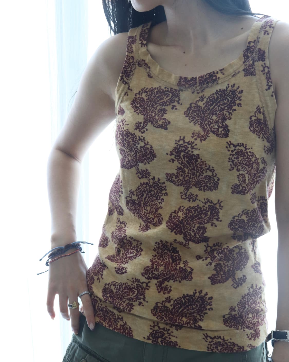[45rpm] Paisely Sleeveless Tank Top 상품이미지8