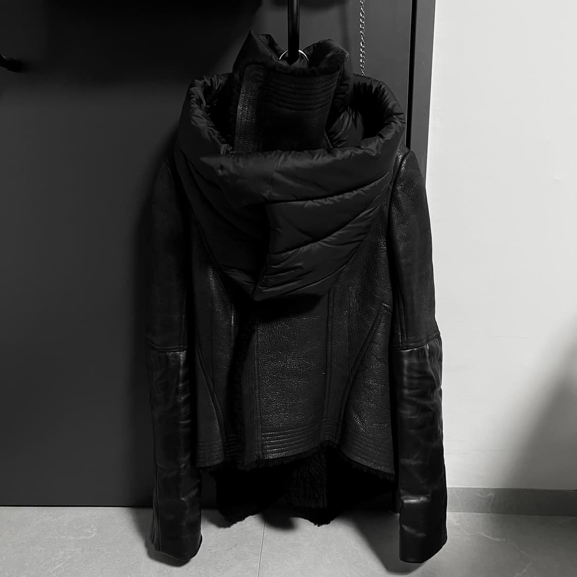 릭오웬스 나스카 시어링 하이넥 무스탕 40 상품이미지3