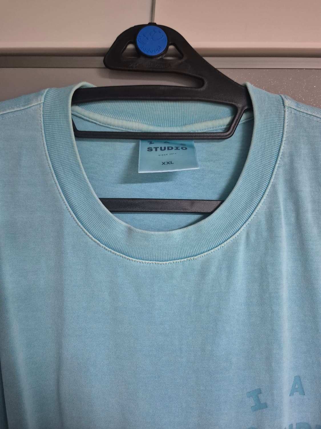 아이앱 스튜디오 피그먼트 티셔츠 시안 xxl 상품이미지4