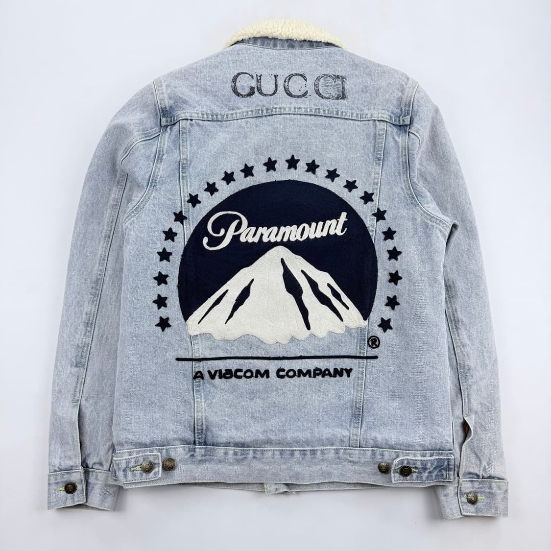 구찌 18aw 파라마운트 쉐르파 데님 자켓 48 상품이미지8