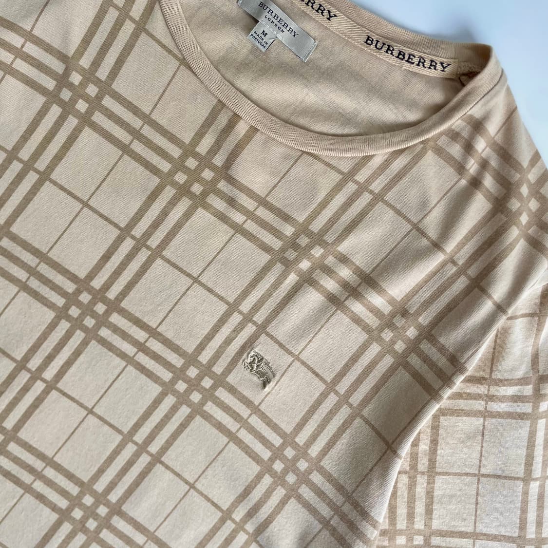 Burberry  노바체크 반팔 코튼 티셔츠 상품이미지3
