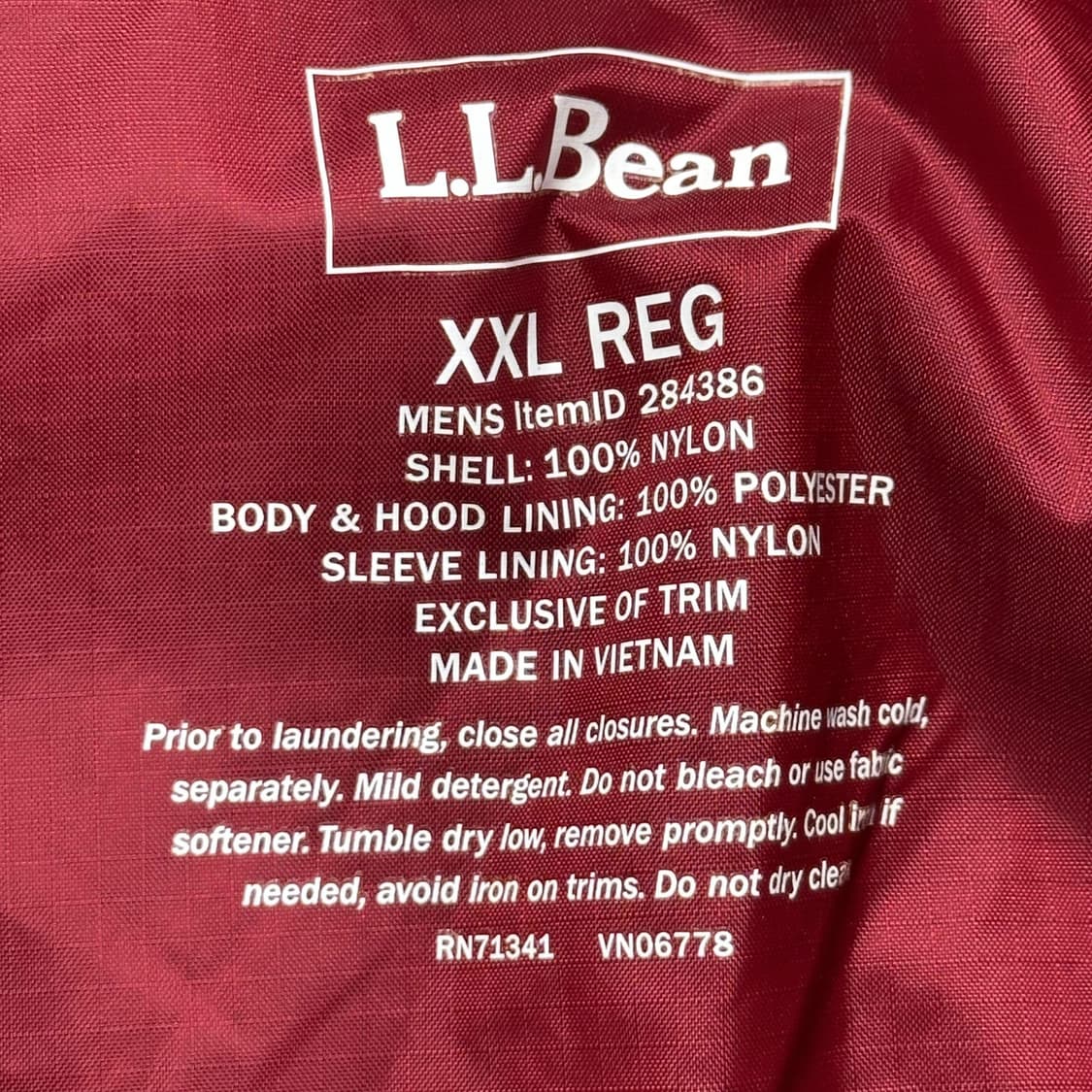 L.L.Bean 엘엘빈 아카이브 고프코어 바람막이 2XL 상품이미지5