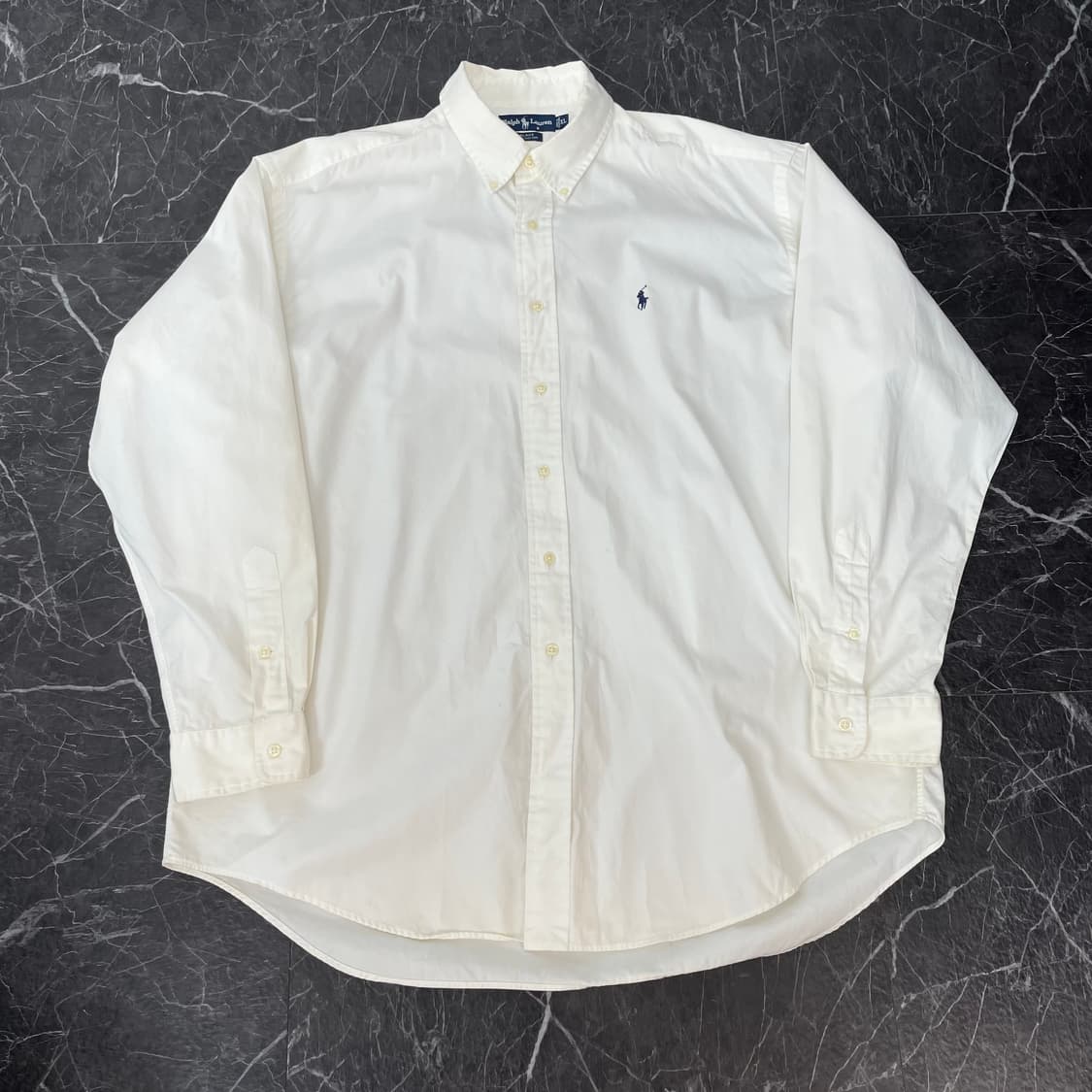 폴로랄프로렌 포니 화이트 오버사이즈 셔츠 상품이미지3