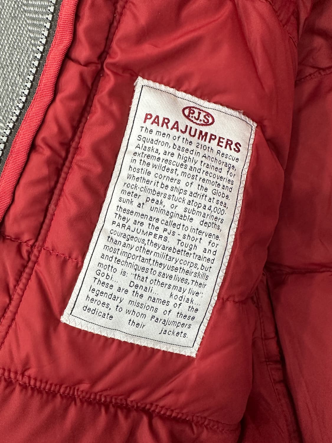 파라점퍼스 퍼 롱 파카 레드 상품이미지6