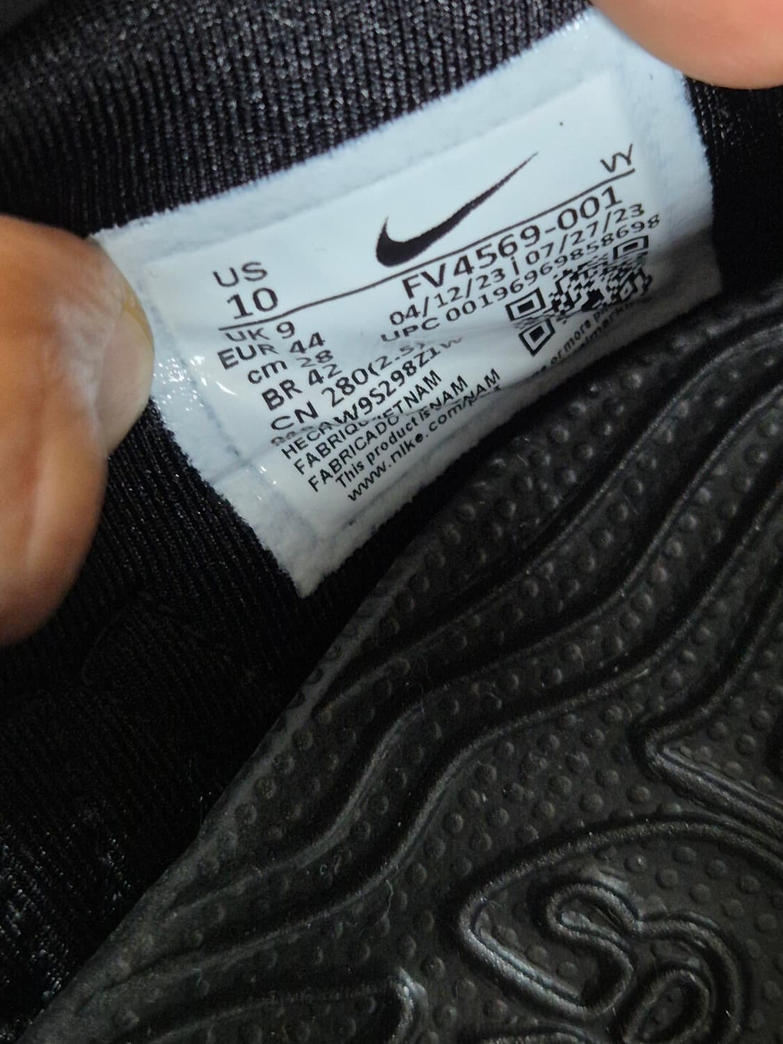 (정품) 나이키 ACG MOC 목 블랙 280 운동화 상품이미지7