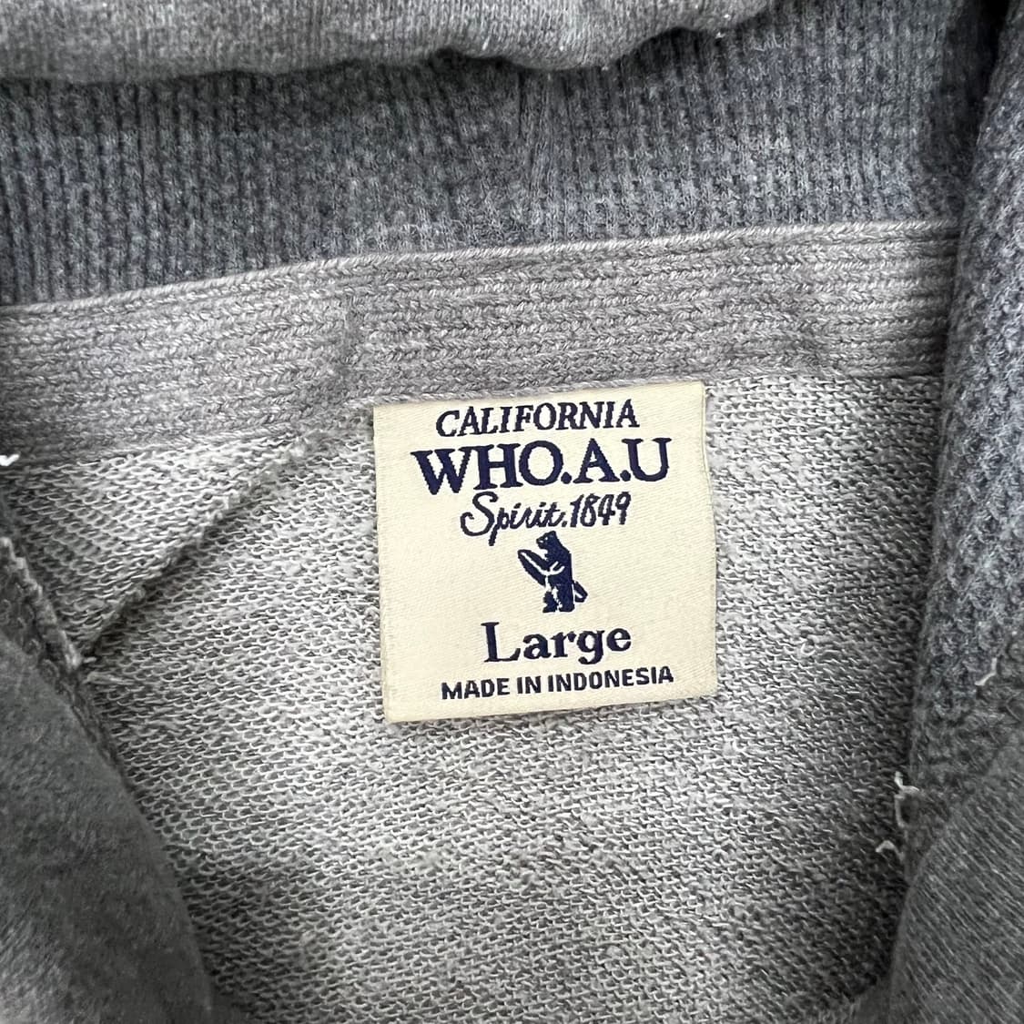 후아유 그레이 후드집업 상품이미지2