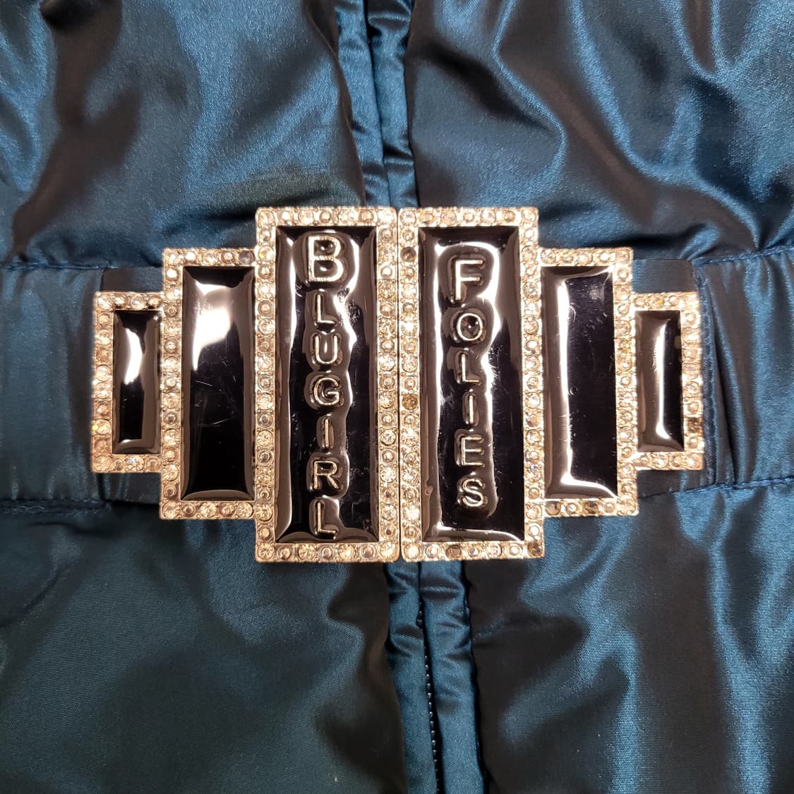 블루마린 블루걸 래빗퍼 패딩 상품이미지9