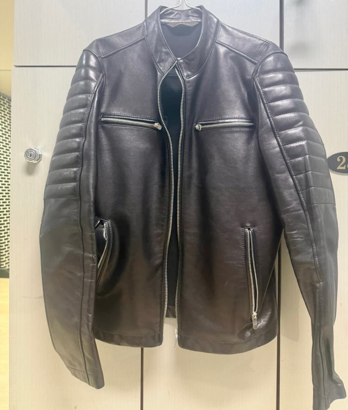 자라 램가죽 바이커자켓 상품이미지1