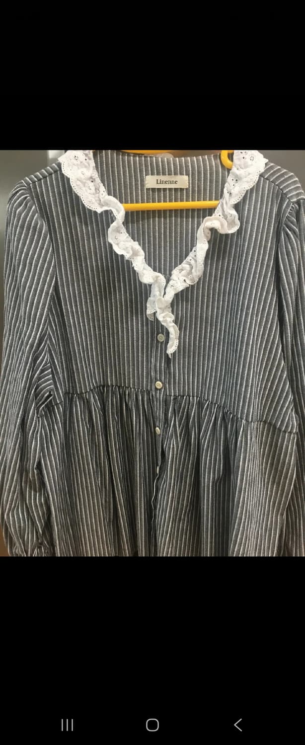 [품절 제품] 리넨느 melia stripe lace blouse 상품이미지3