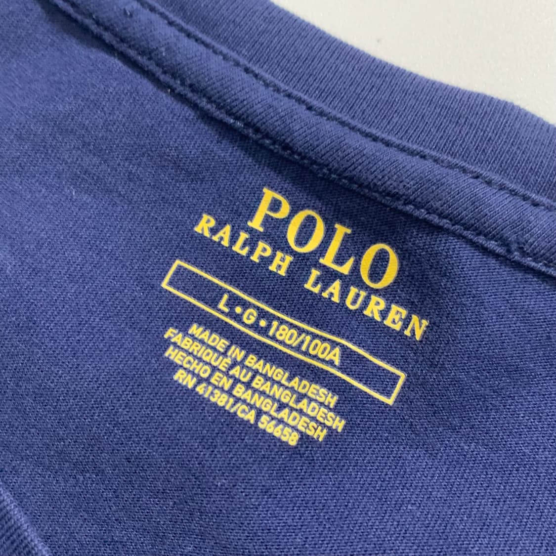 폴로 네이비 롱 슬리브  상품이미지3