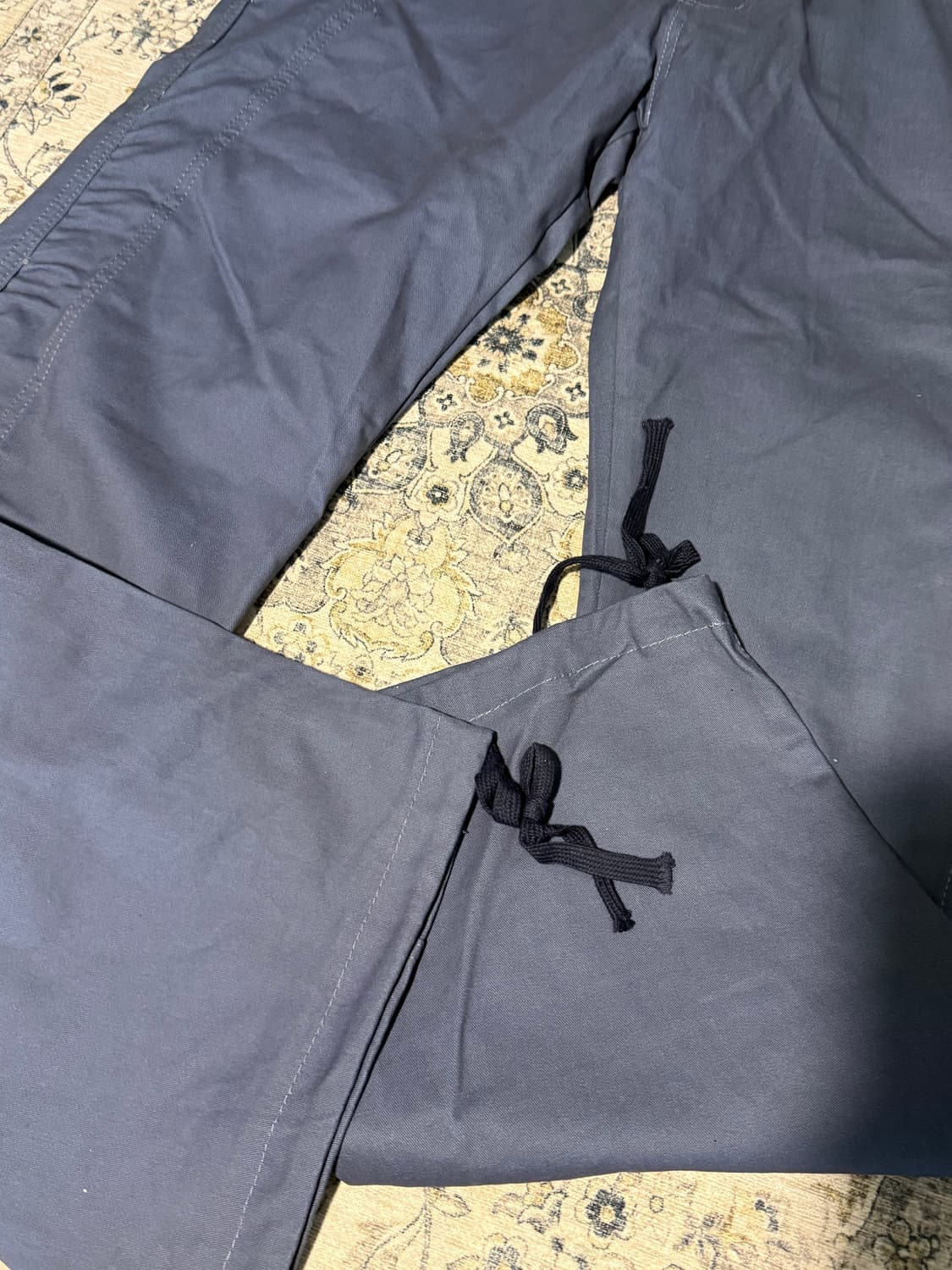 Back check blue cotton pants  상품이미지8