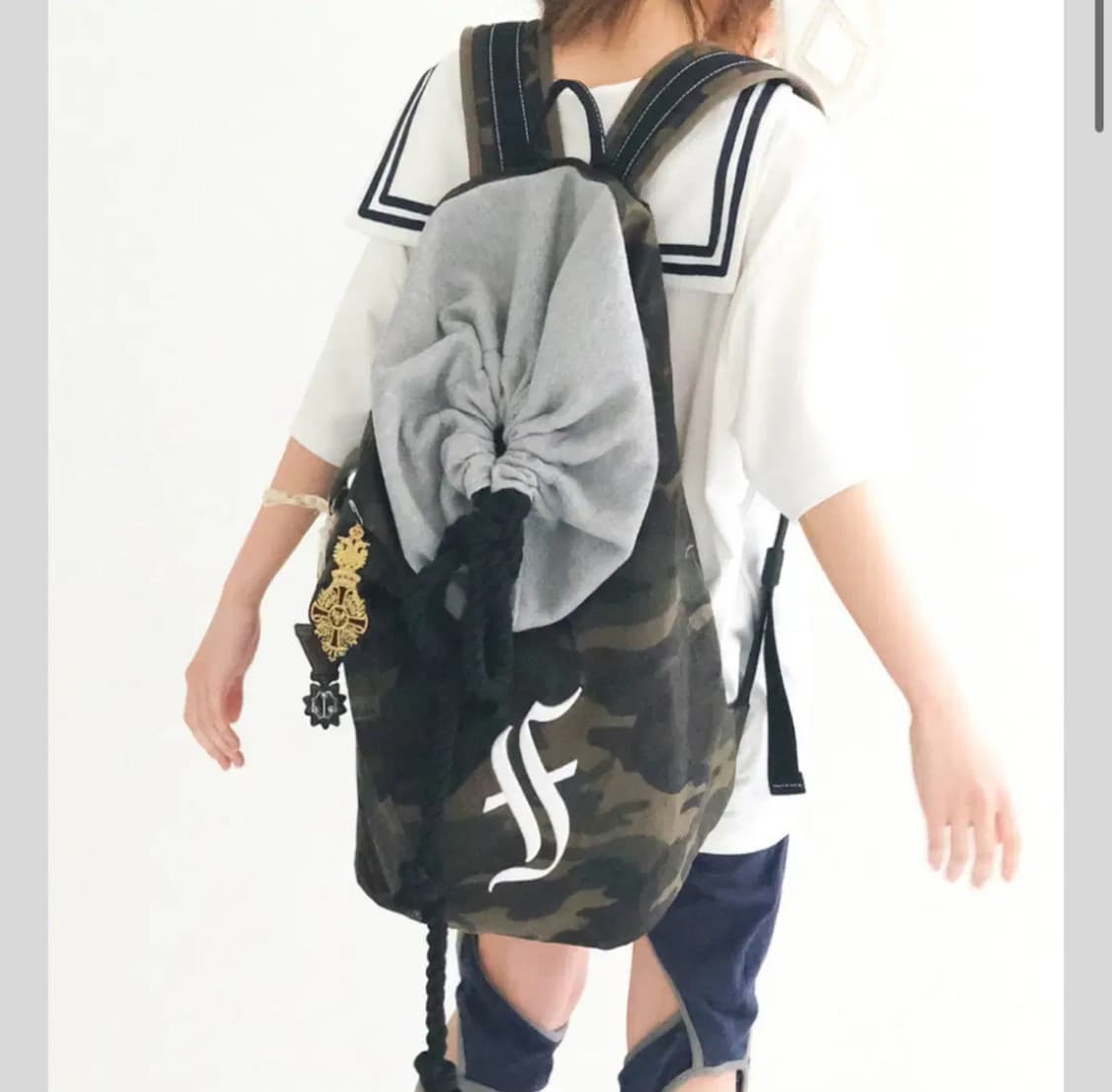 샵페어리 rope loose skater backpack 상품이미지2