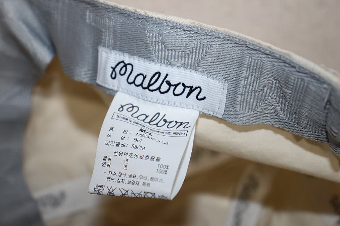 Malbon 말본 골프모자 (58cm) 상품이미지6