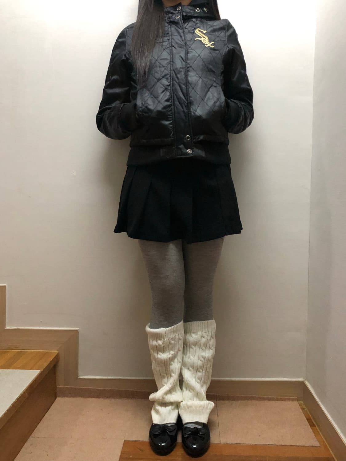 빈티지 mlb 블랙 스타디움 자켓 상품이미지5