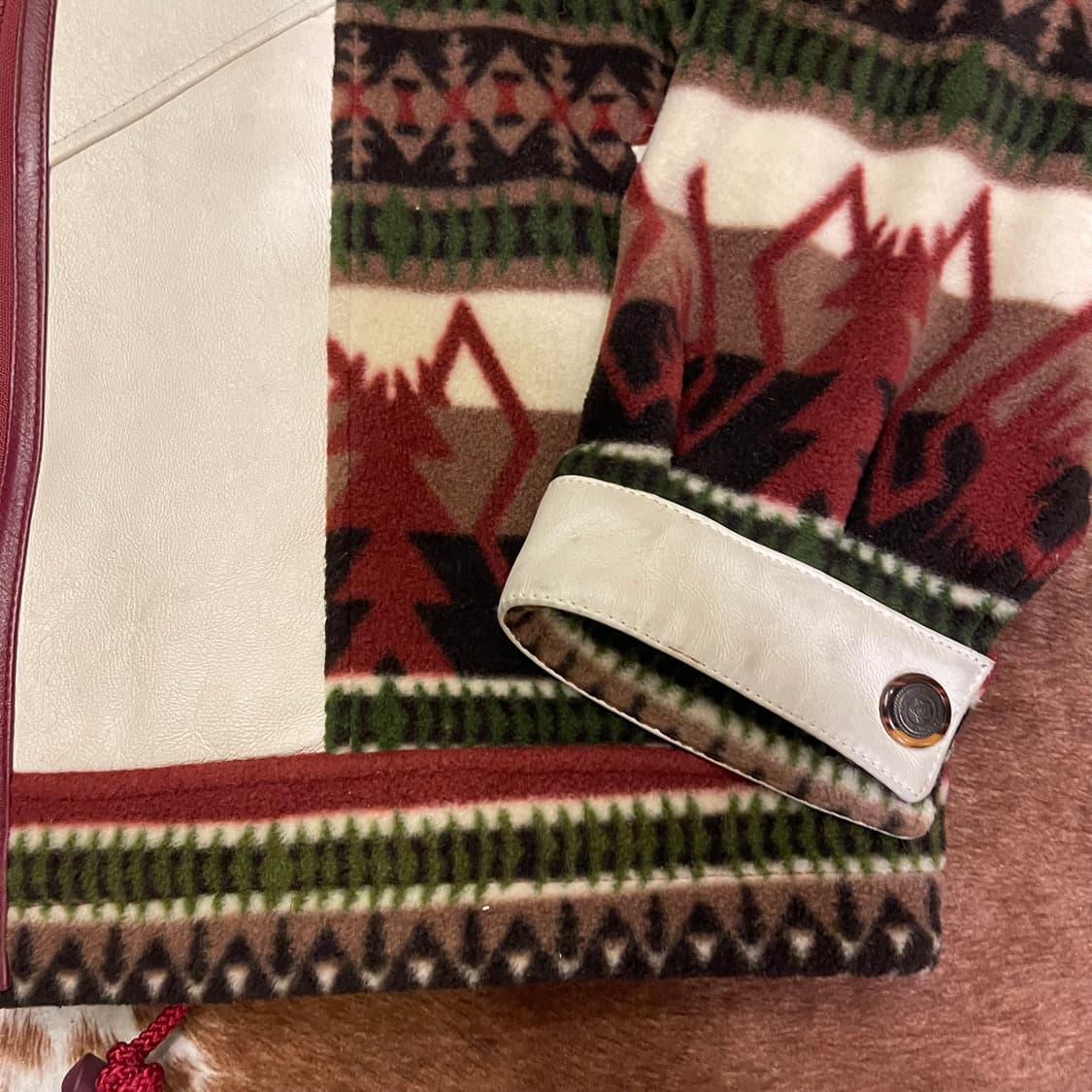 반티지 뉴질랜드 램스킨 플리스 안감 양털 상품이미지3