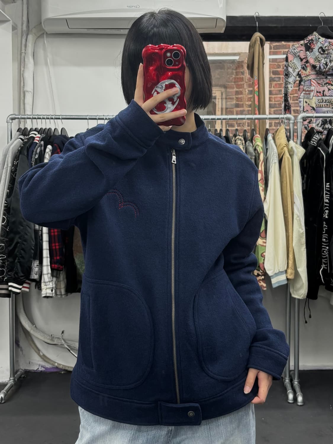 리바이스 넥버튼 울 자켓 상품이미지4