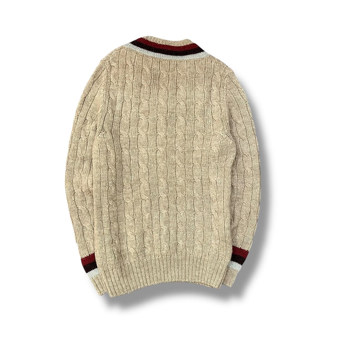  버버리 브이넥 케이블 니트 +명품감정서 y14282 상품이미지3