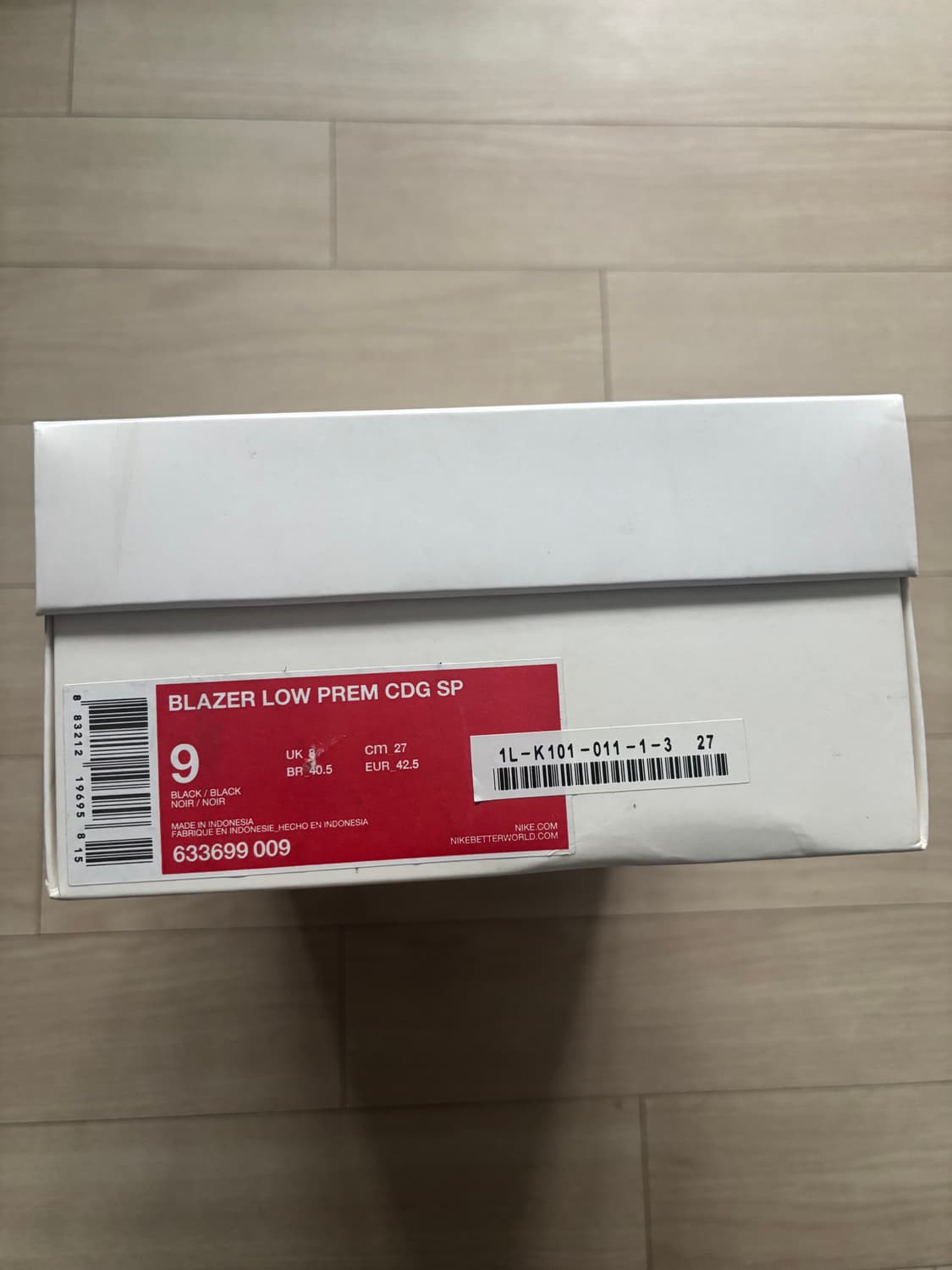 나이키 x 꼼데가르송 스웨이드 블레이저 로우  상품이미지8