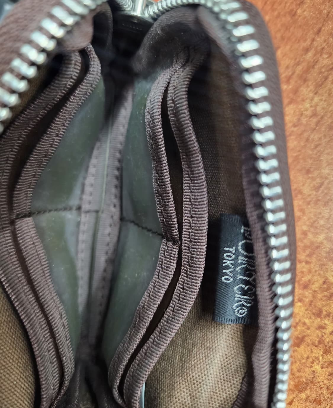 요시다포터 프리스타일 멀티코인 케이스 브라운 상품이미지7