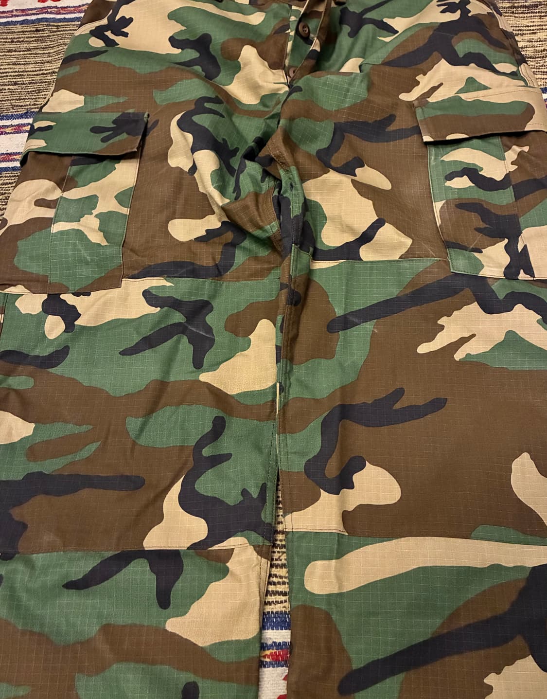 (L/35~39)배드포드 브루클린 립스탑 밀리터리 우드랜드 카모팬츠 상품이미지4