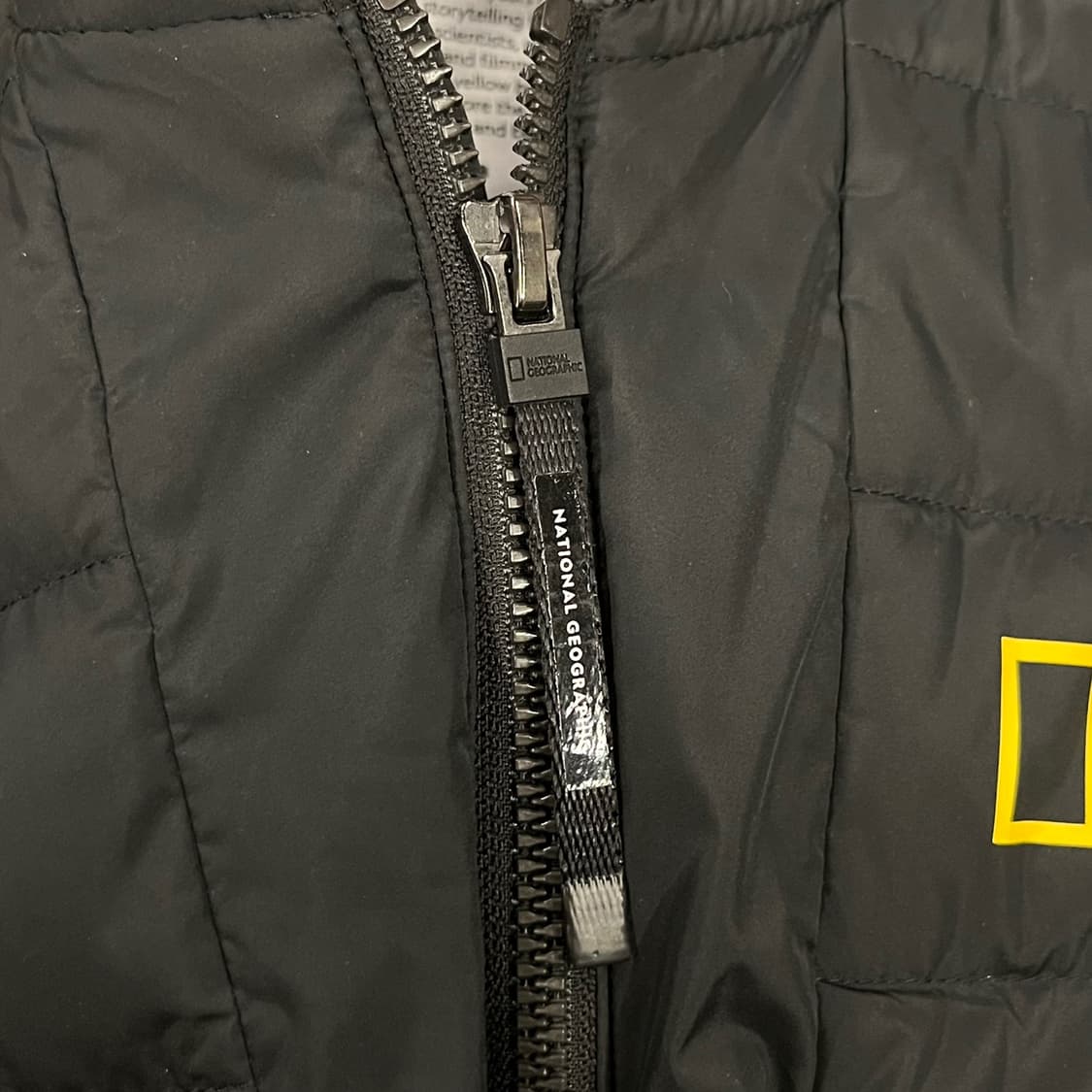 [정품/M] 내셔널지오그래픽 경량 패딩 블랙 b10 상품이미지8