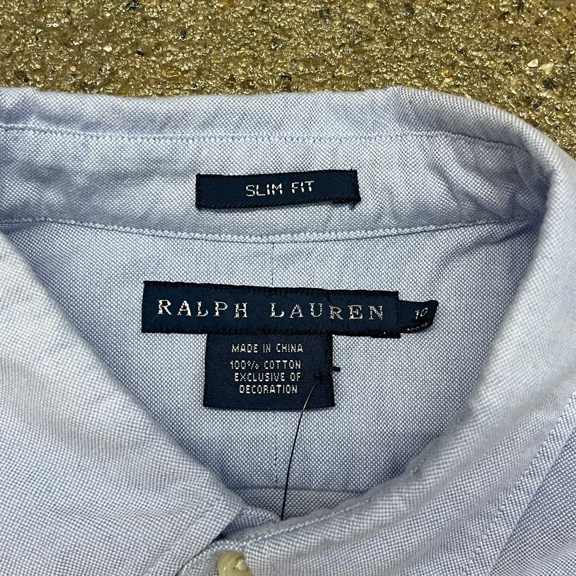 미국 빈티지 폴로 랄프로렌 슬림핏 옥스포드 셔츠 상품이미지4