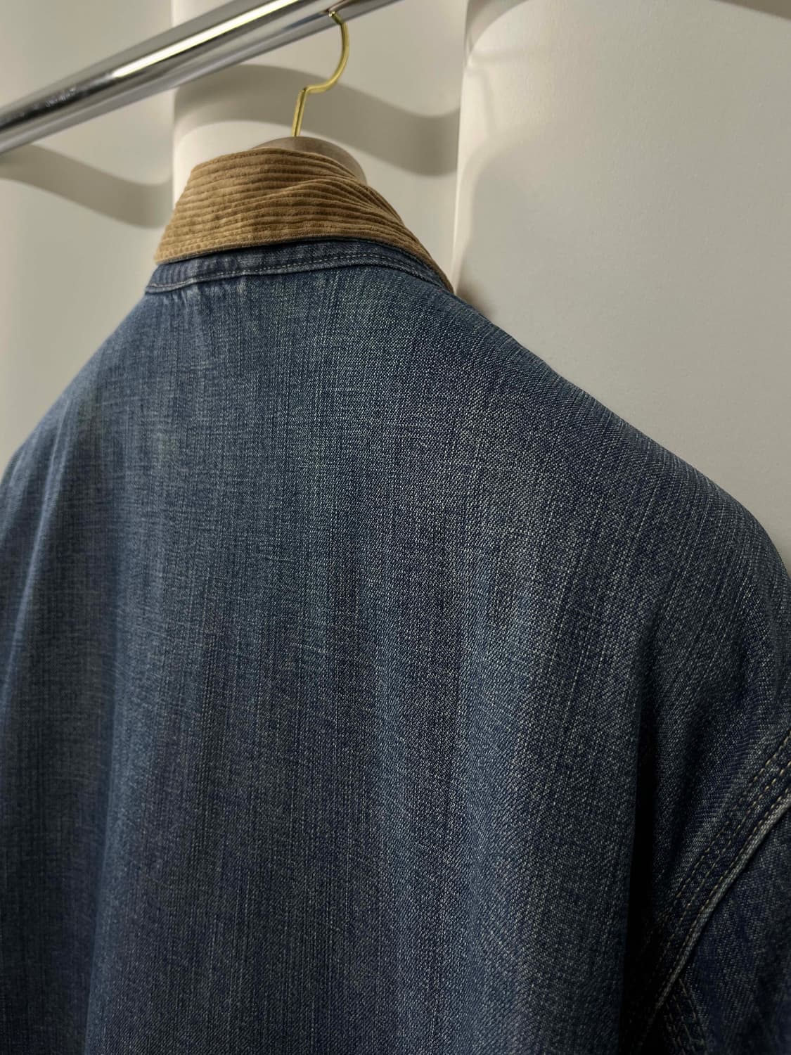 90's 폴로 랄프로렌 덩가리 데님 코듀로이 버팔로 초어자켓 상품이미지8