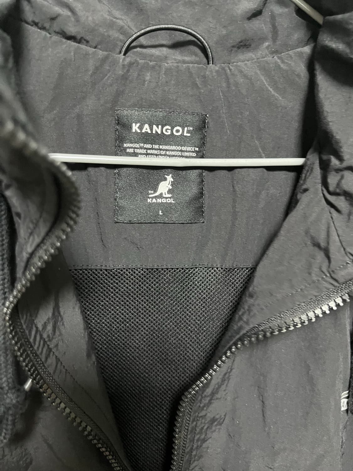 캉골 블랙 아노락 바람막이 상품이미지5