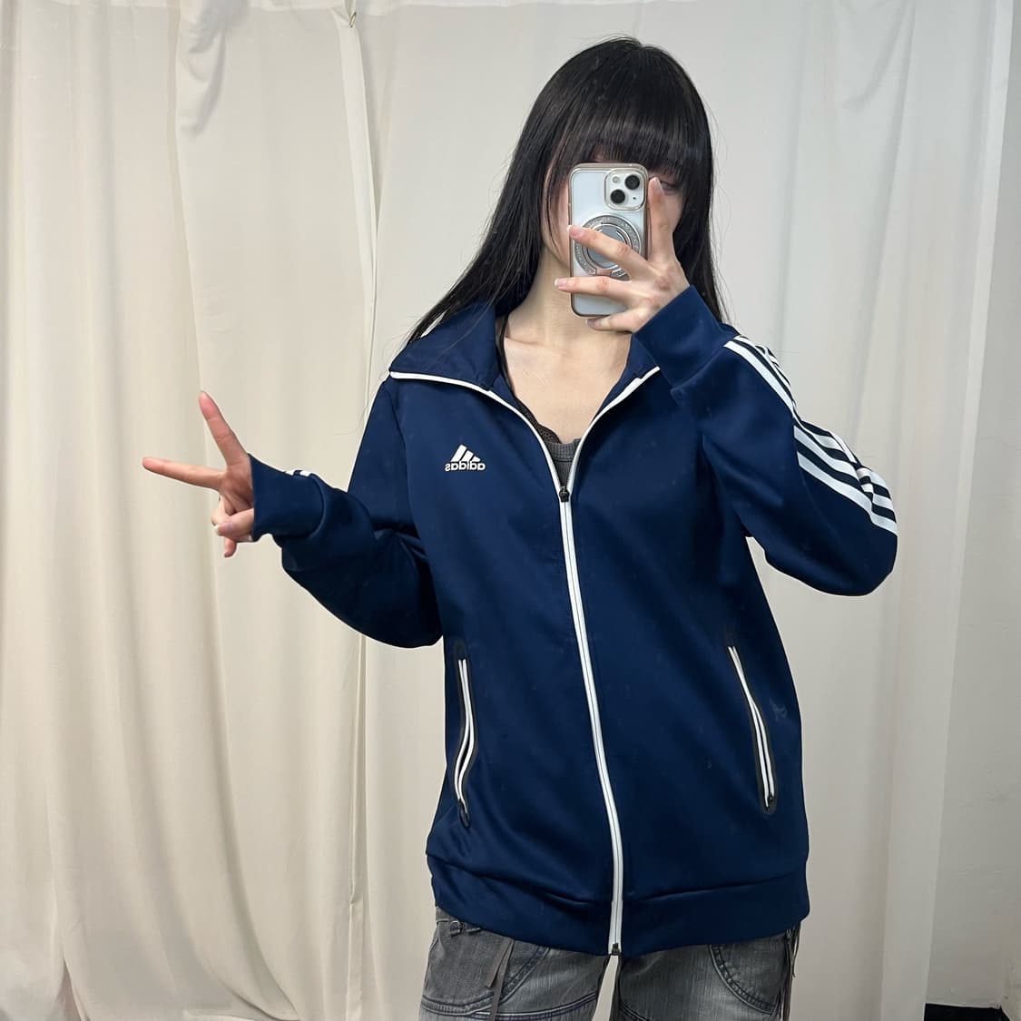Adidas navy jersey 상품이미지2