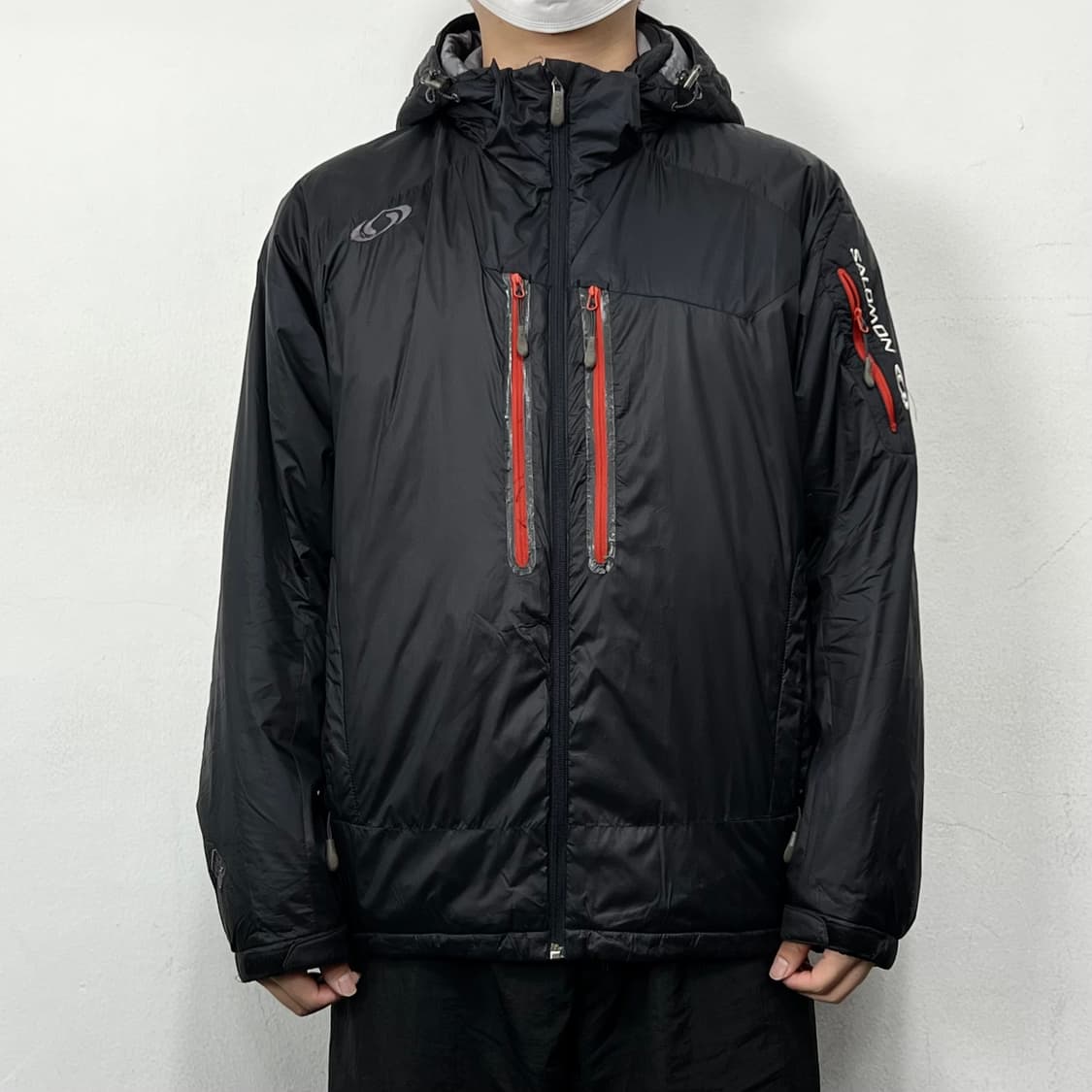 살로몬 컴포맥스 나일론 쉘 패디드 후드 자켓 상품이미지2