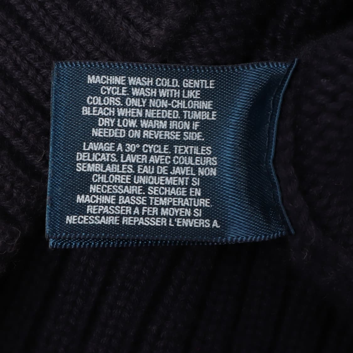 폴로 랄프로렌 네이비 코튼 니트 스웨터 상품이미지9