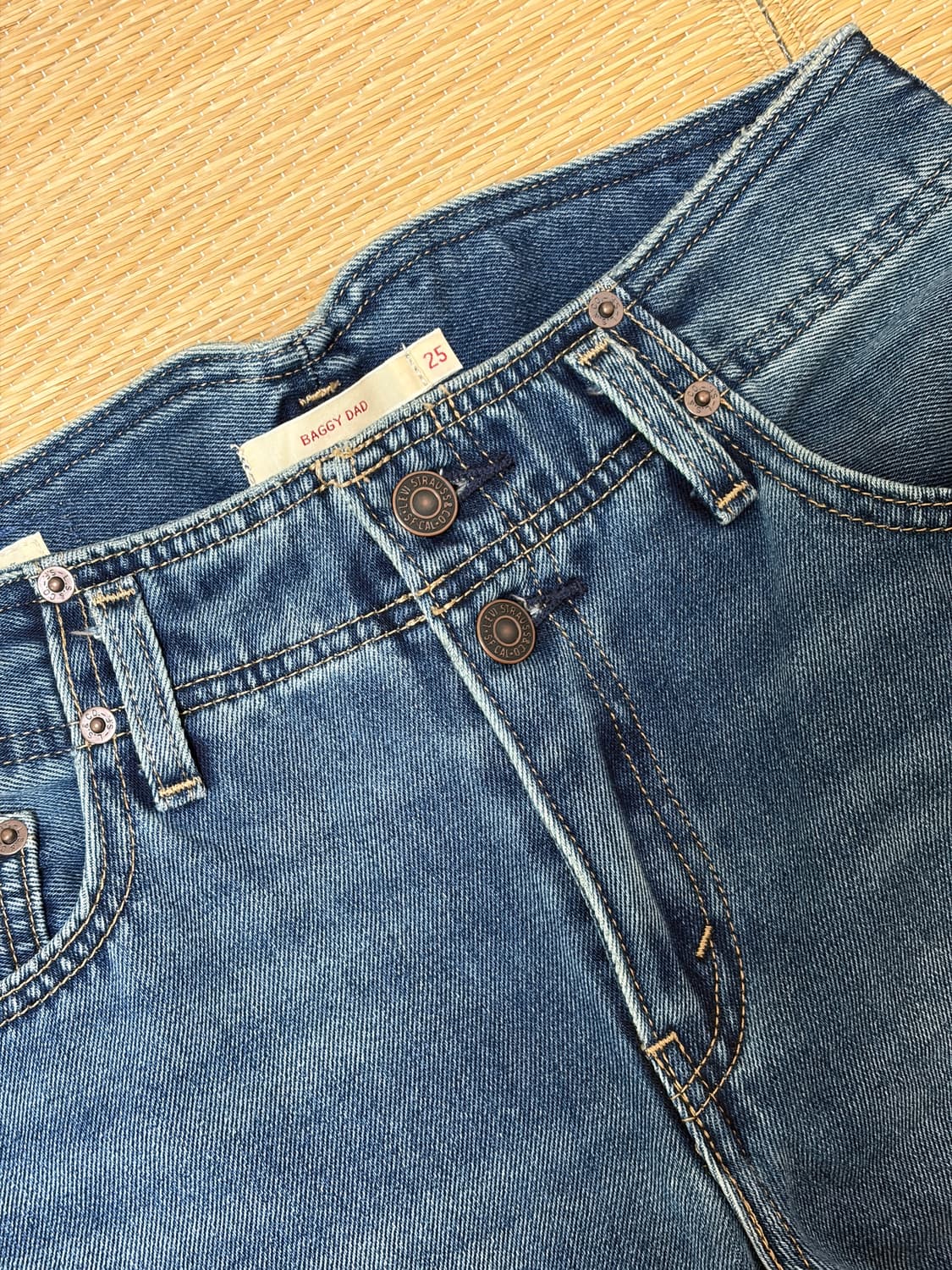 W 리바이스 배기 대드 진 25 상품이미지2