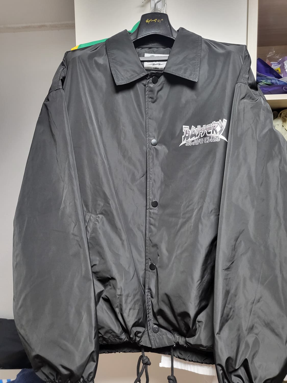 엑스트라오디너리 B.S.C anime 코치 자켓 블랙 L 상품이미지5