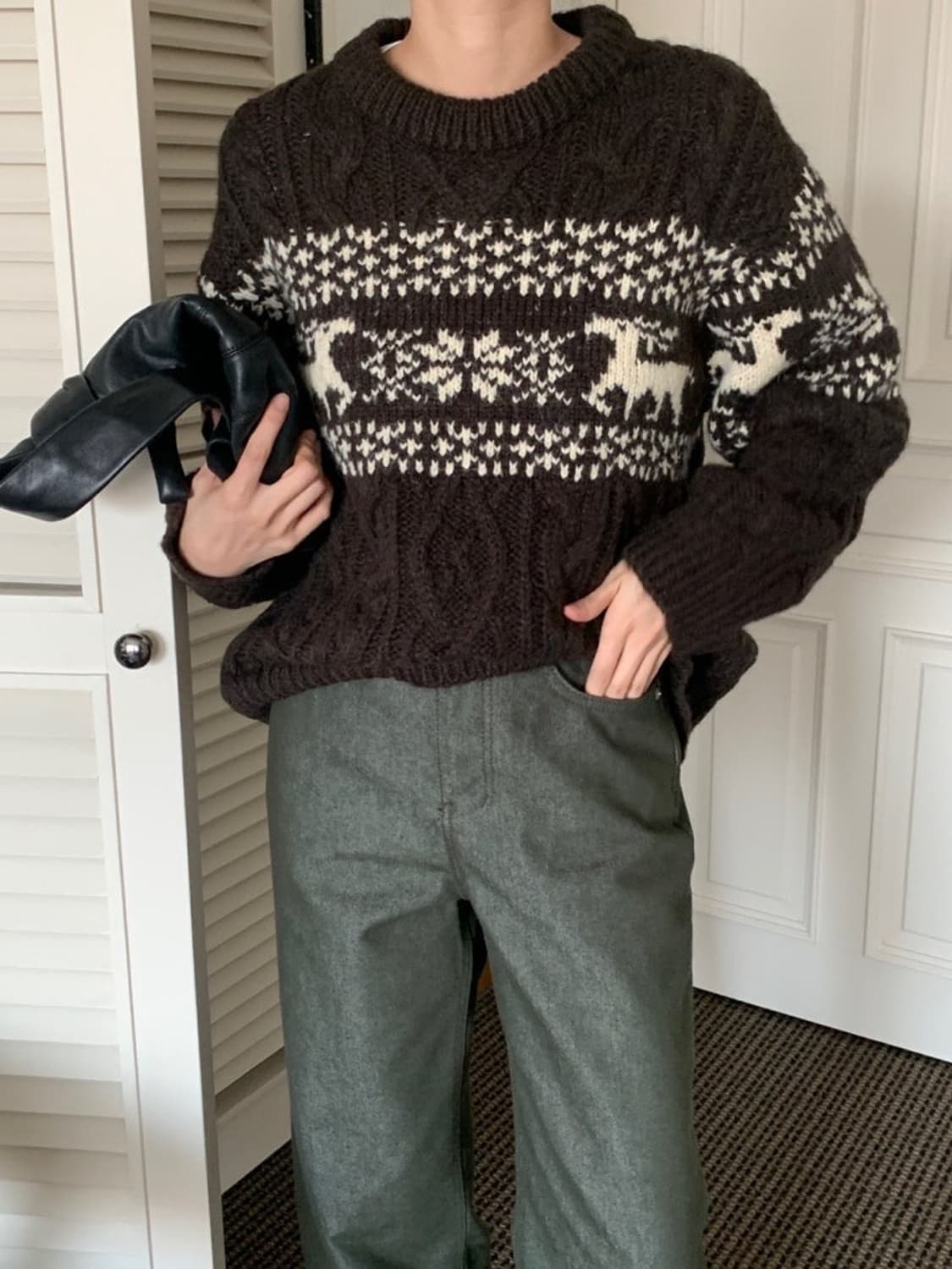 Nordic Snowflake Knit 상품이미지3