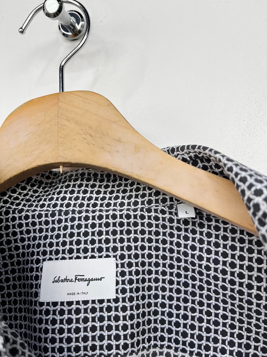 살바토레 페라가모 패턴 셔츠 상품이미지9