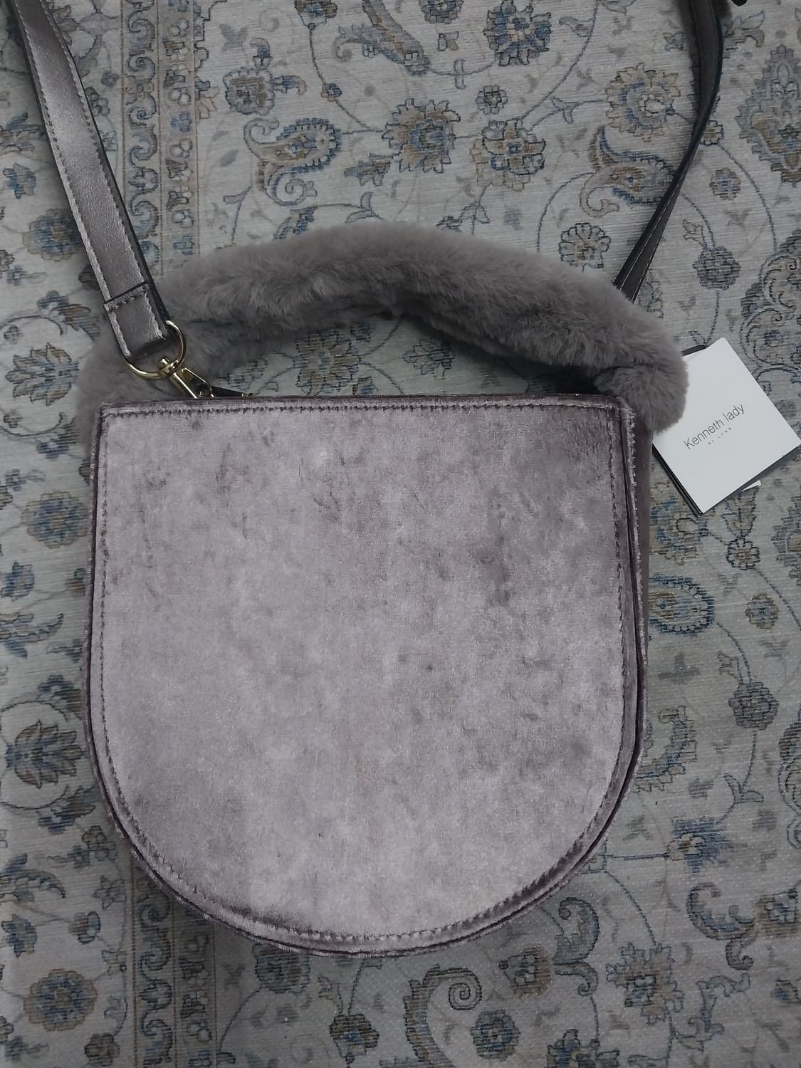 (새상품) 케네스레이디 퍼 벨루아 크로스백 상품이미지2