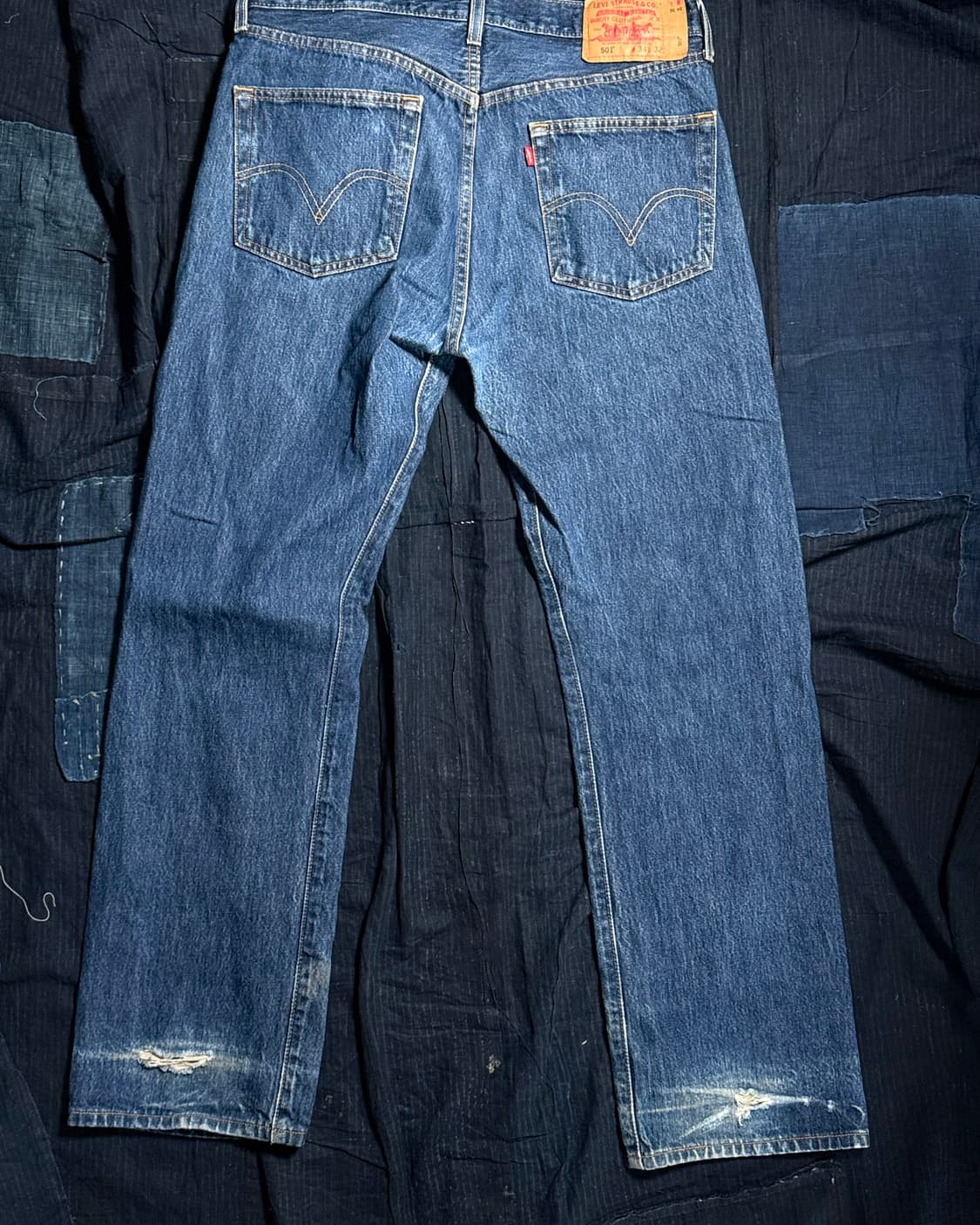 00‘s 리바이스 501 스트레이트핏 데님 팬츠 34 상품이미지6
