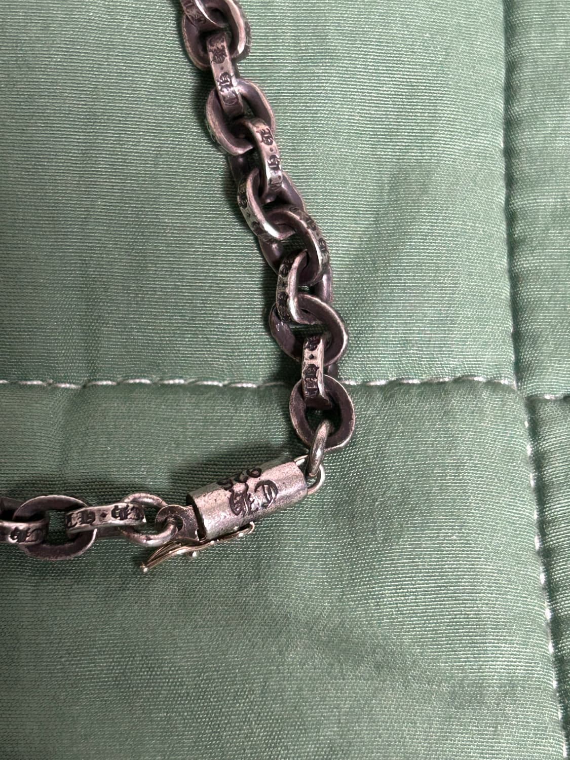 [24인치] 크롬하츠 페이퍼체인 일체형 목걸이 상품이미지6