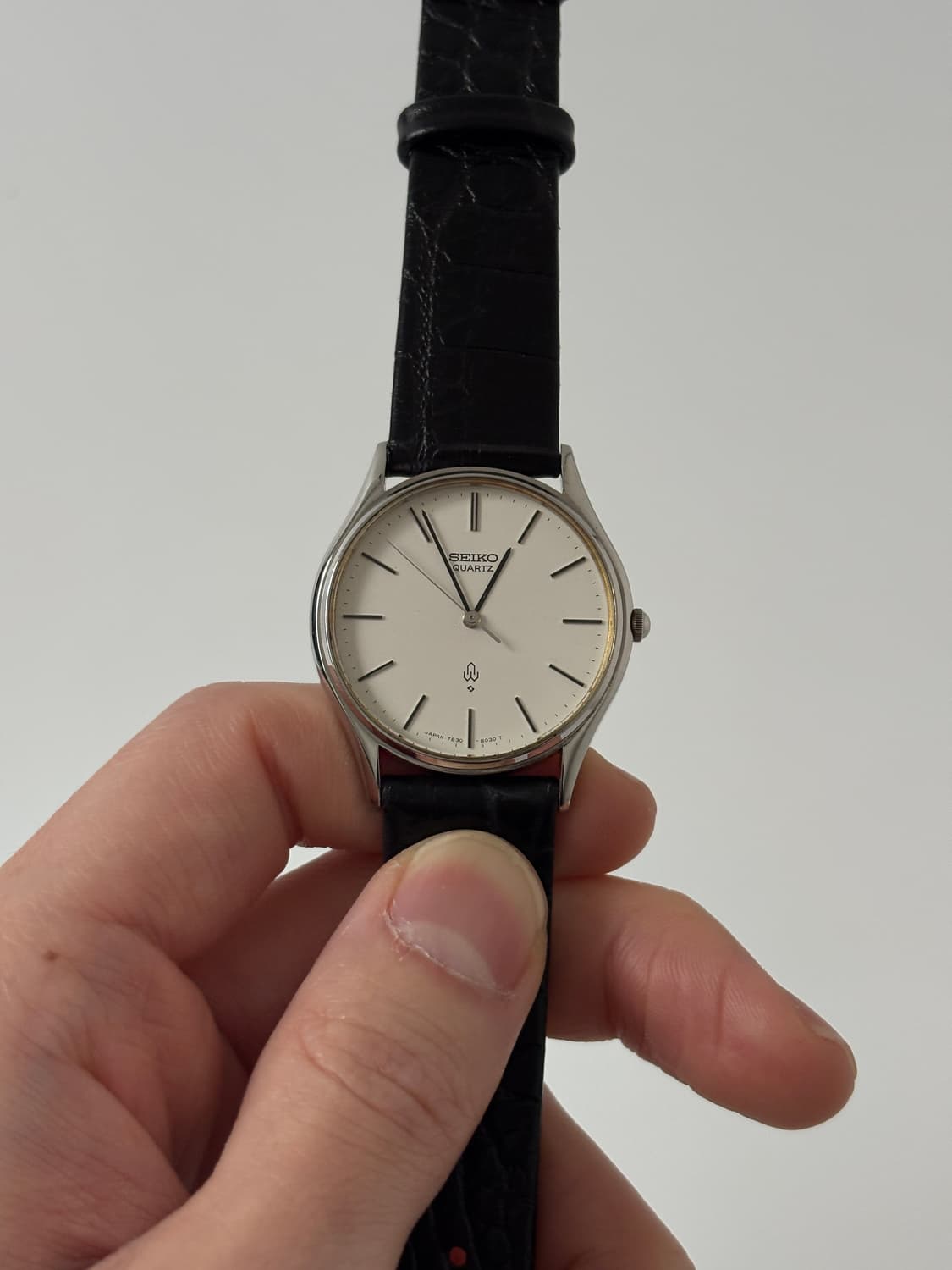 1980년대 Chariot 실버 쿼츠 남성 상품이미지3