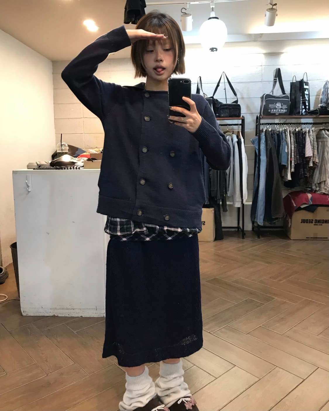 No. 네이비 레이어드 모리 Set 상품이미지1