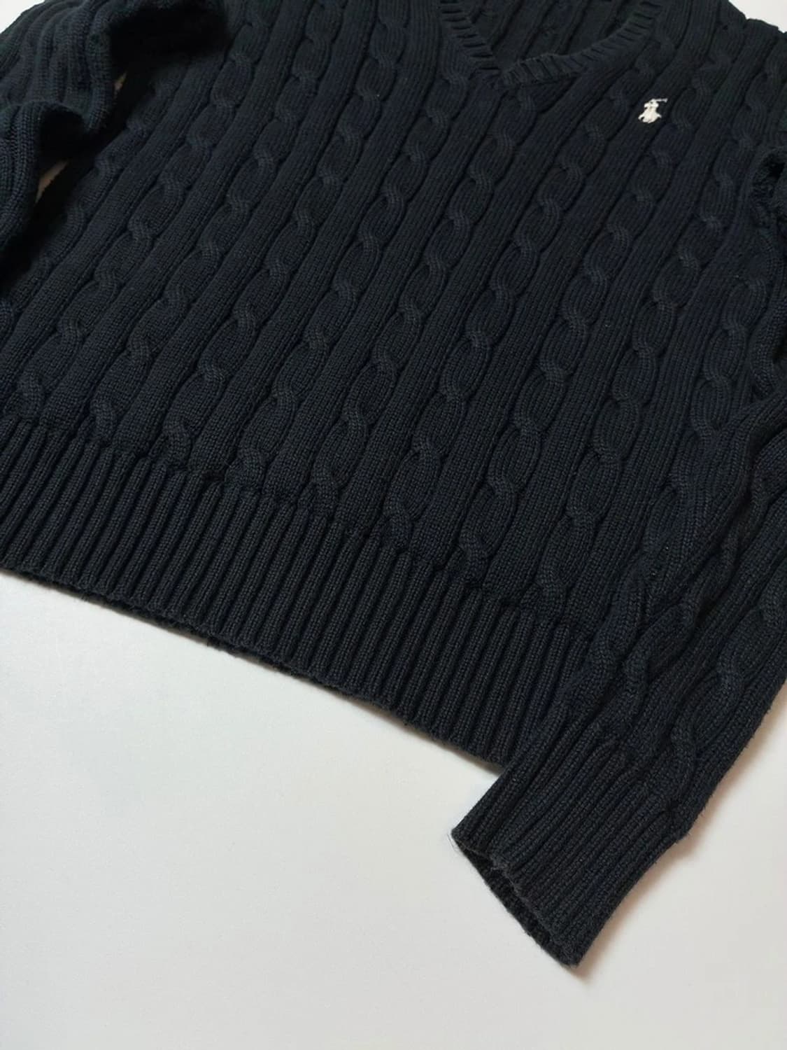 폴로 랄프로렌 시그니처 큐알 신형 포니 케이블 니트 PN8837 상품이미지4